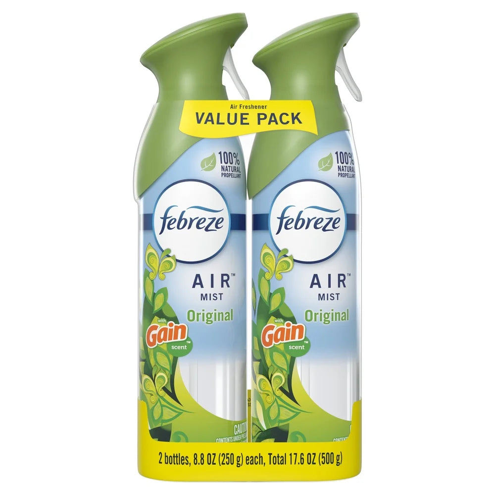 Air Freshener Spray Odor-Fighting Room Spray Gain Original 8.8oz 2 Count